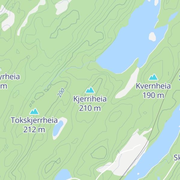 Map of Kjerriheia