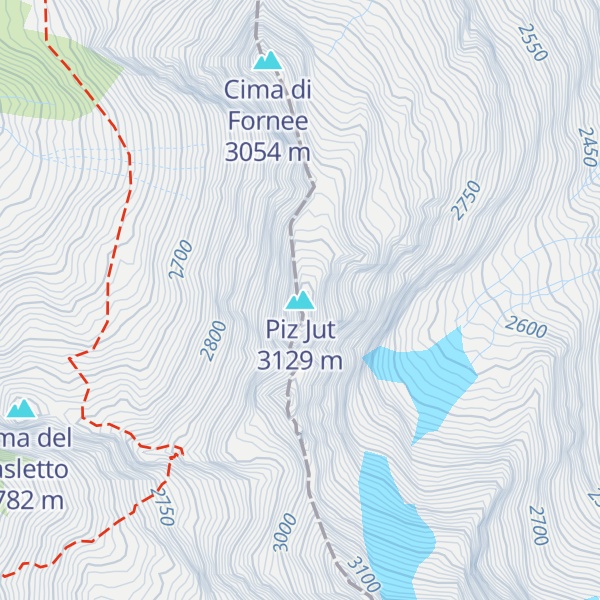 Map of Piz Jut