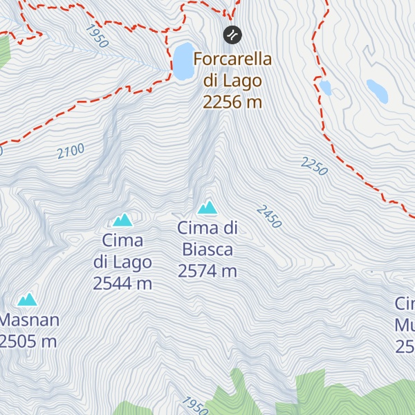Map of Cima di Biasca