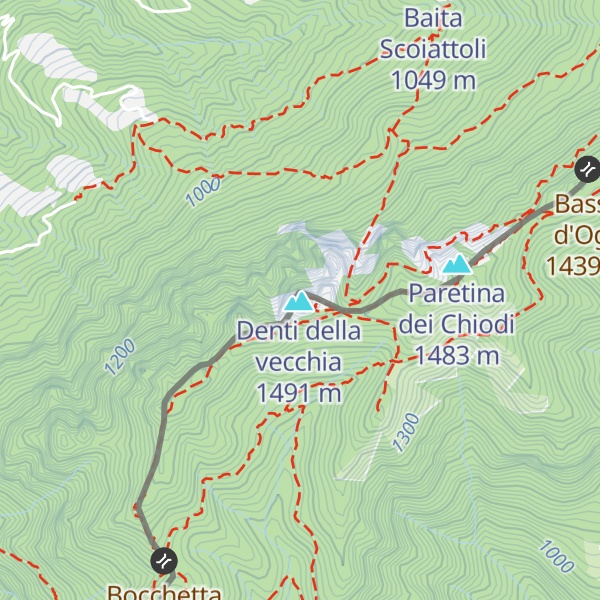 Map of Sasso Grande
