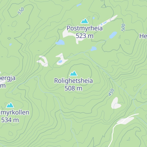 Map of Rolighetsheia