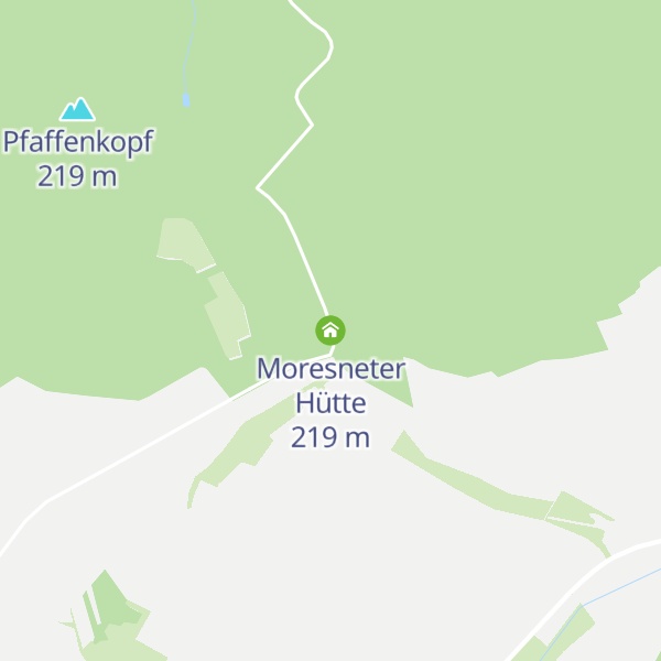 Map of Moresneter Hütte