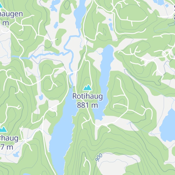 Map of Rotihaug