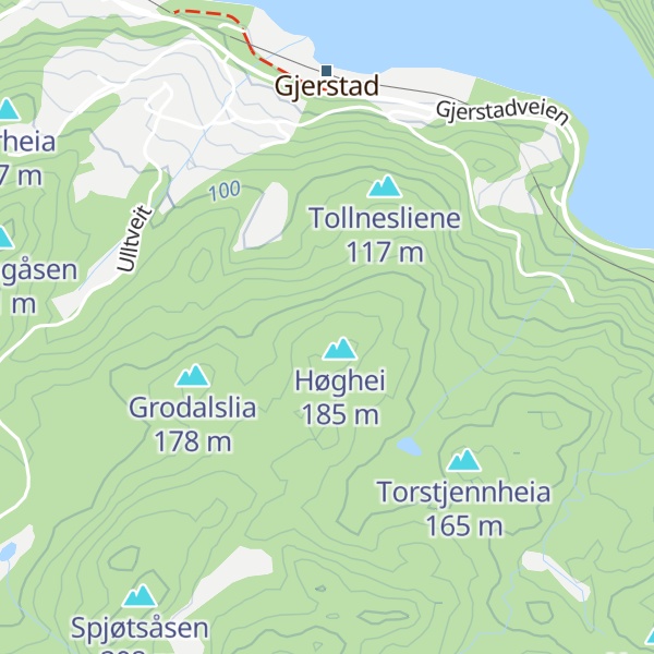 Map of Høgheiliene