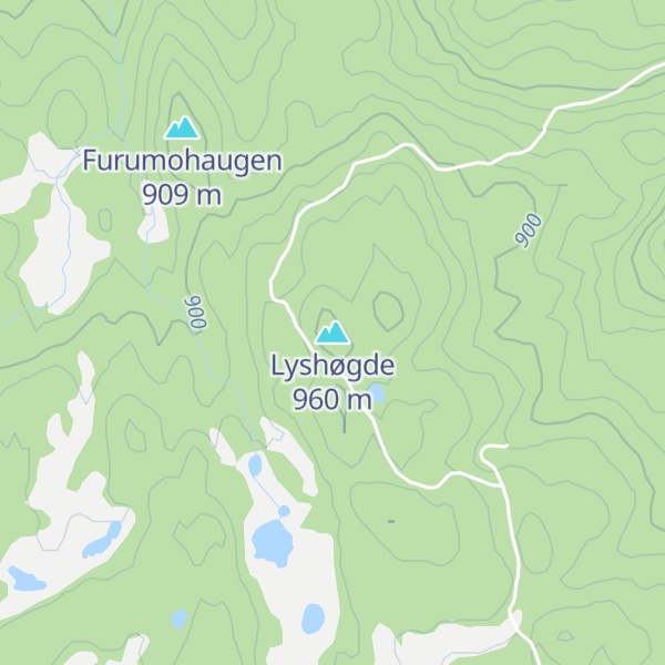 Map of Lyshøgde