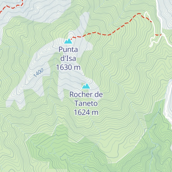 Map of Rocher de Taneto