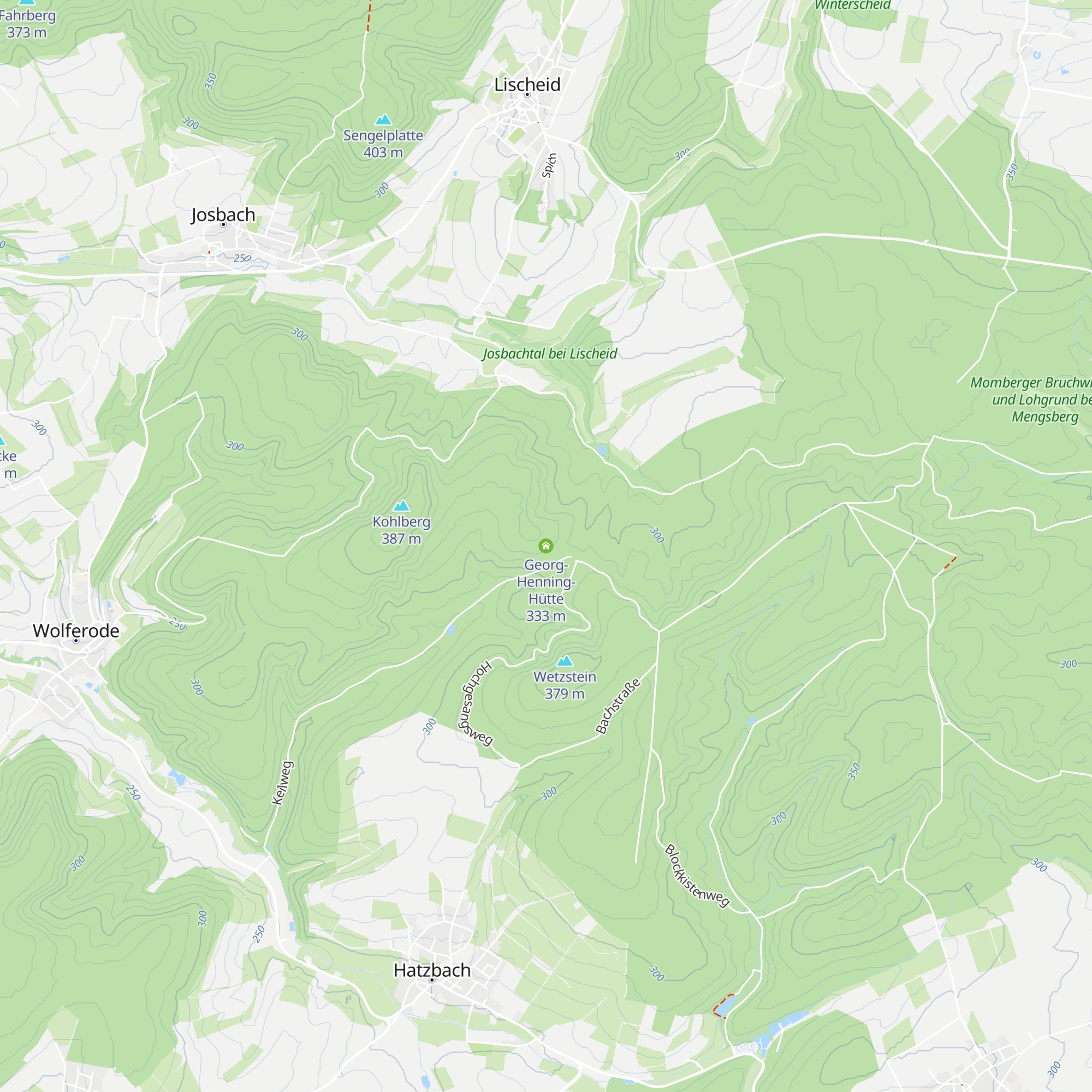 Georg-Henning-Hütte map