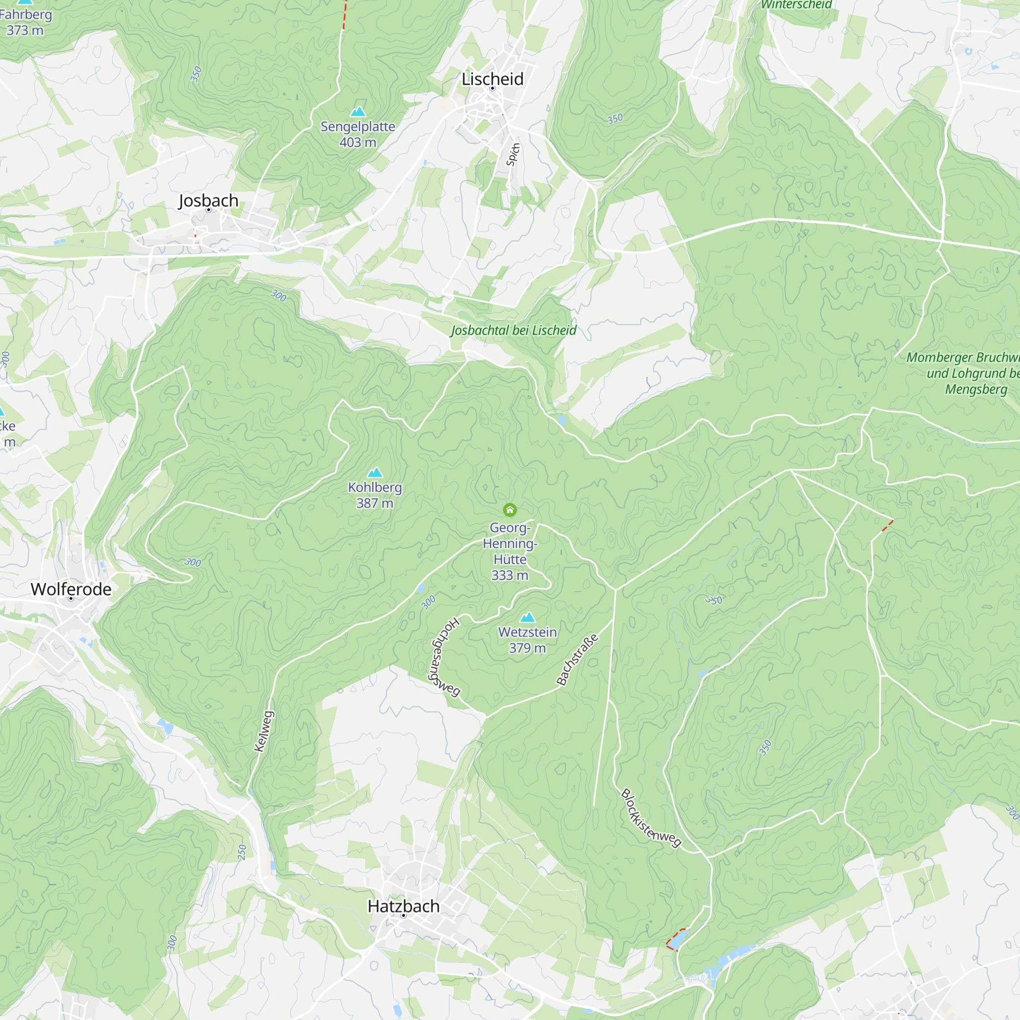 Georg-Henning-Hütte map