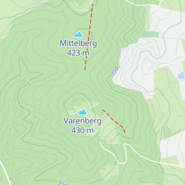 Map of Bonenburg-Hütte