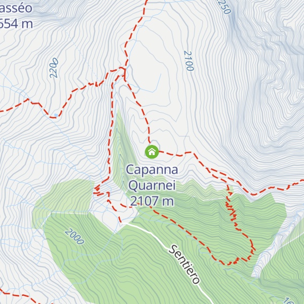 Map of Capanna Quarnei