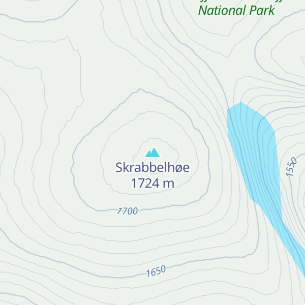 Map of Skrabbelhøe
