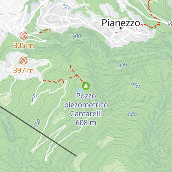 Map of Pozzo piezometrico Cantarelli