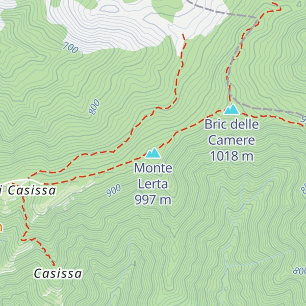 Map of Monte Lerta