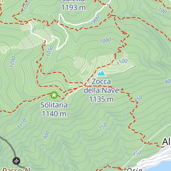 Map of Madonna del Faggio