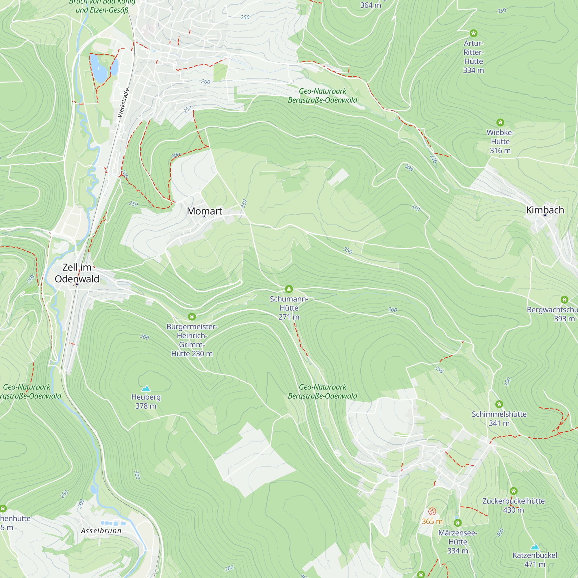 Schumann-Hütte map