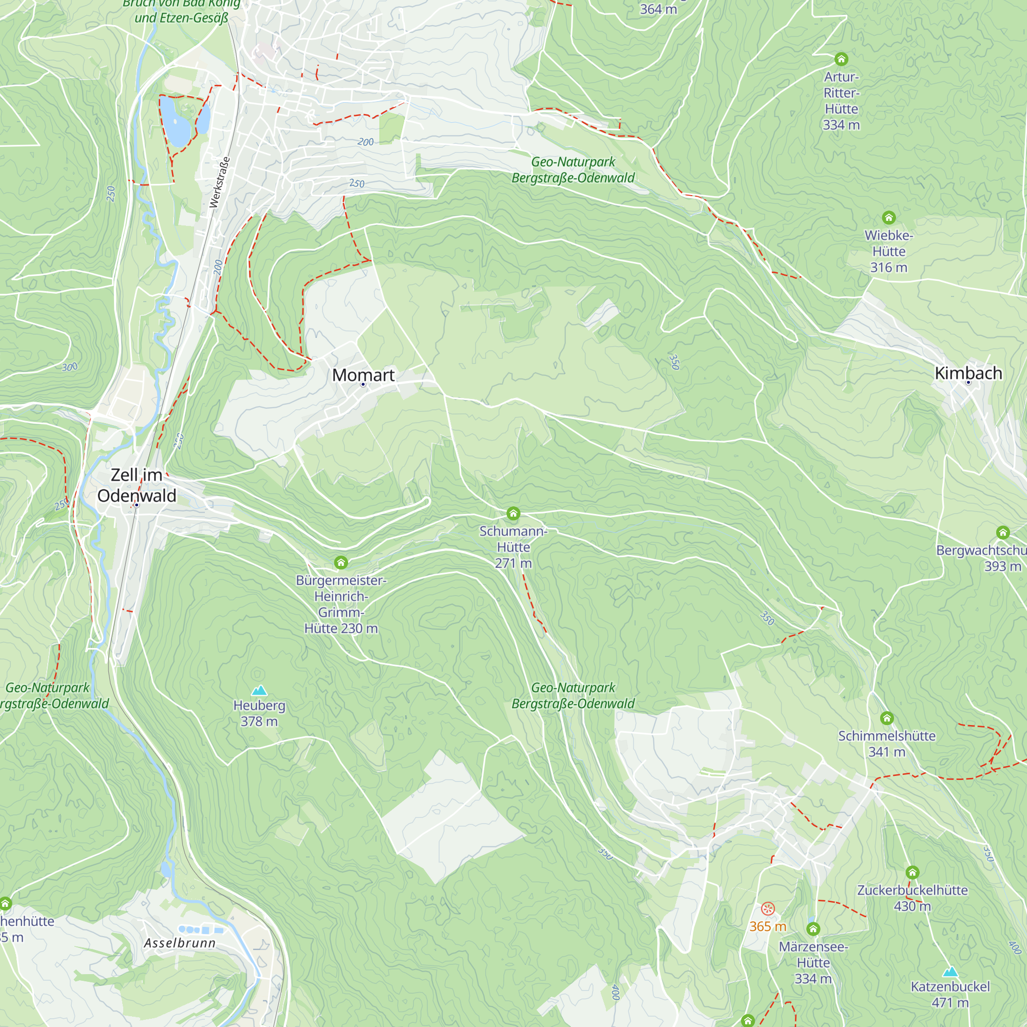 Schumann-Hütte map