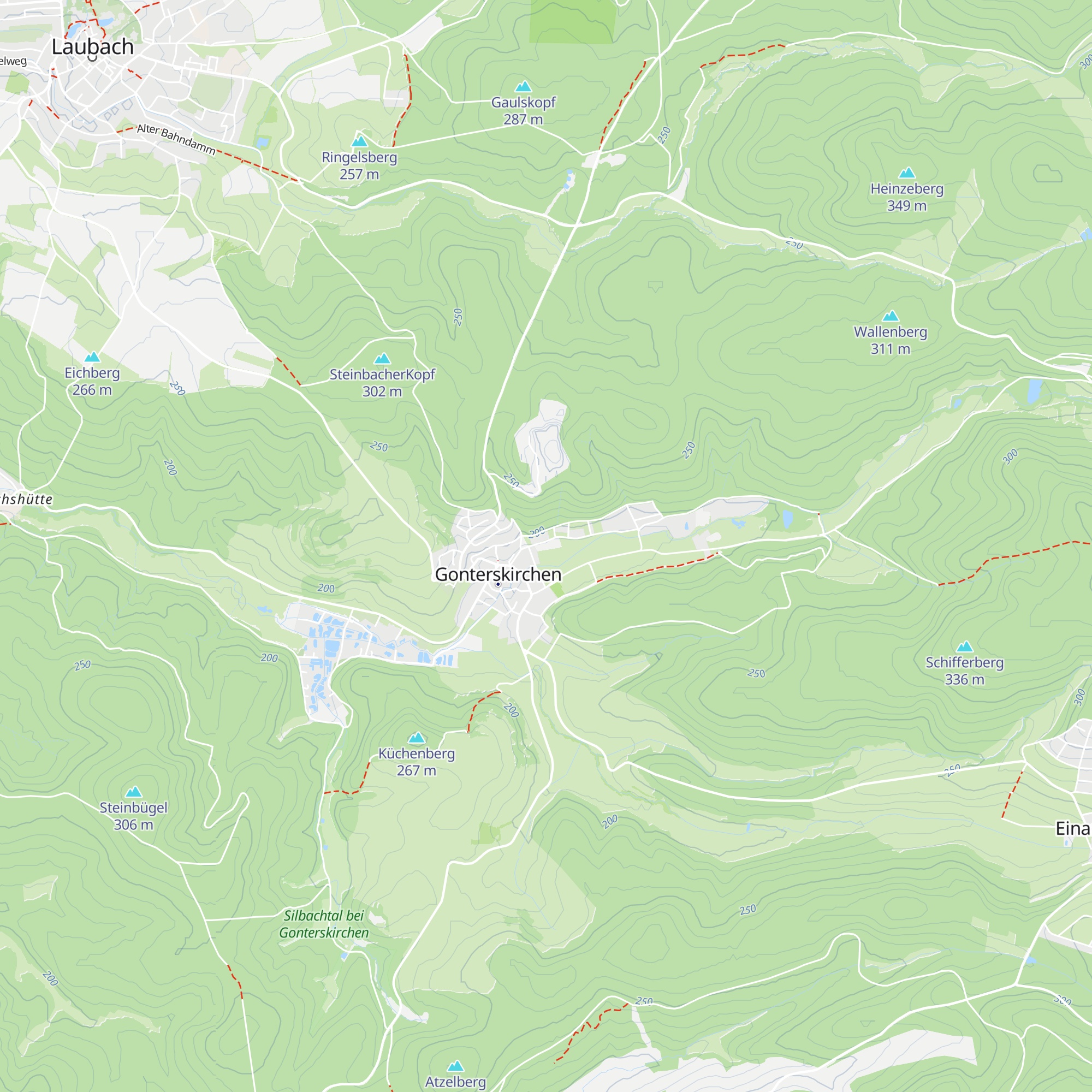 Gartenhütte Eintracht Fanclub map