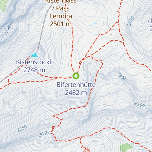 Map of Bifertenhütte