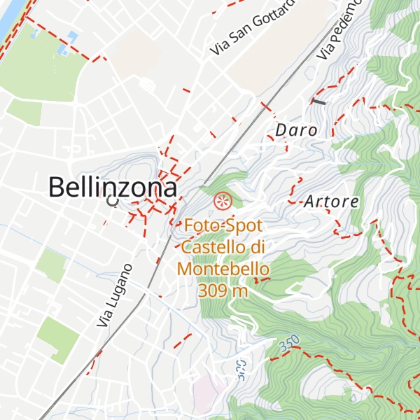 Map of Castello di Montebello