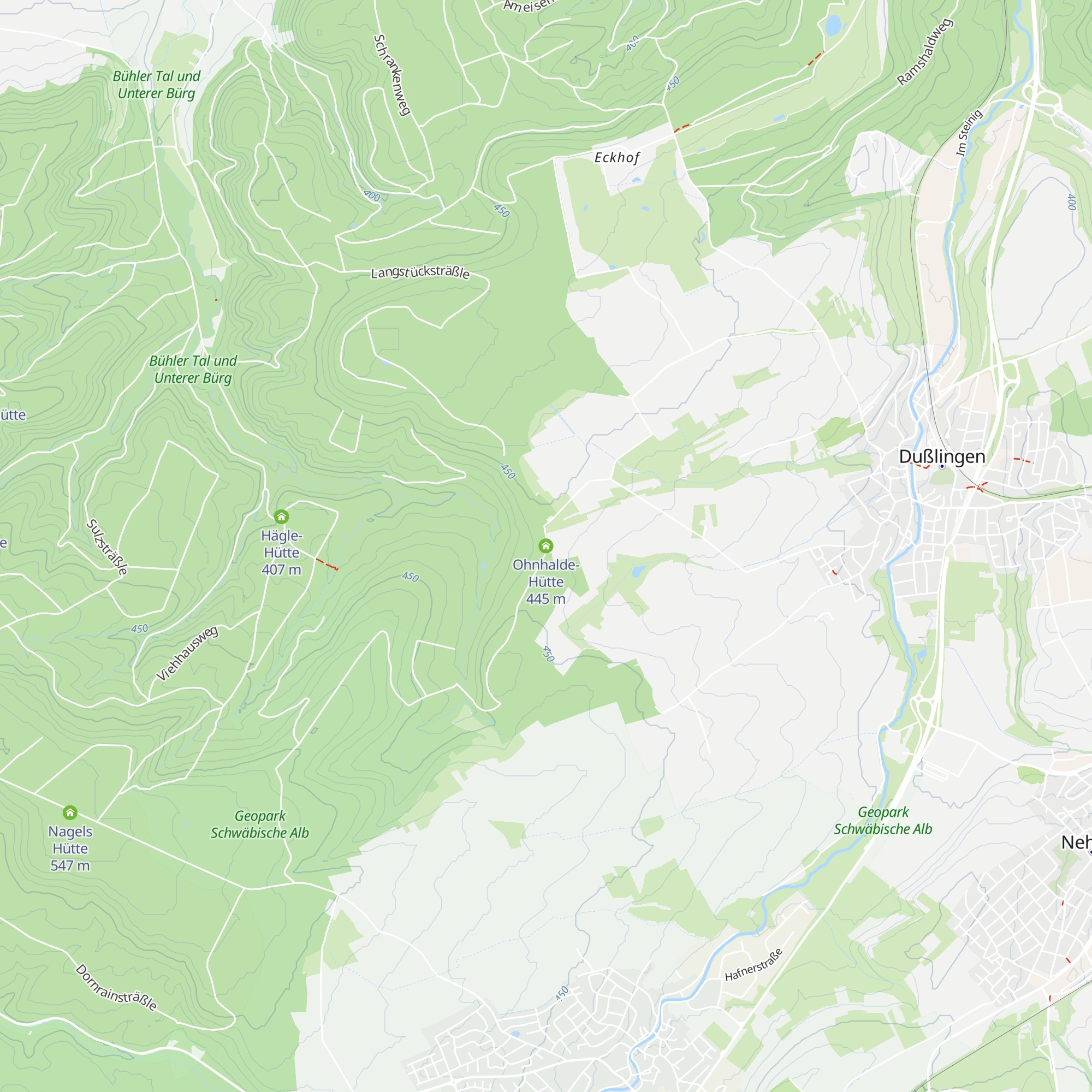 Ohnhalde-Hütte map