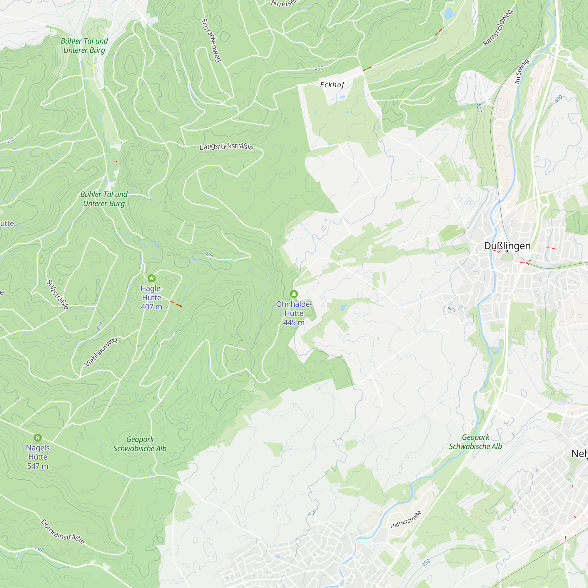 Ohnhalde-Hütte map