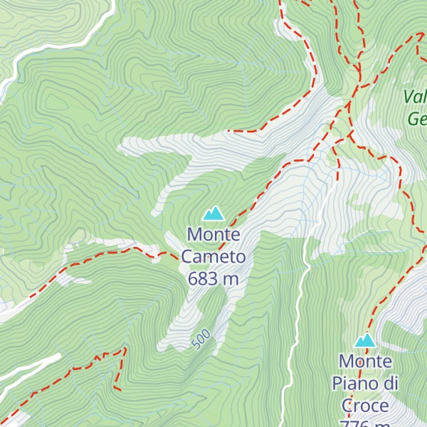 Map of Monte Cameto