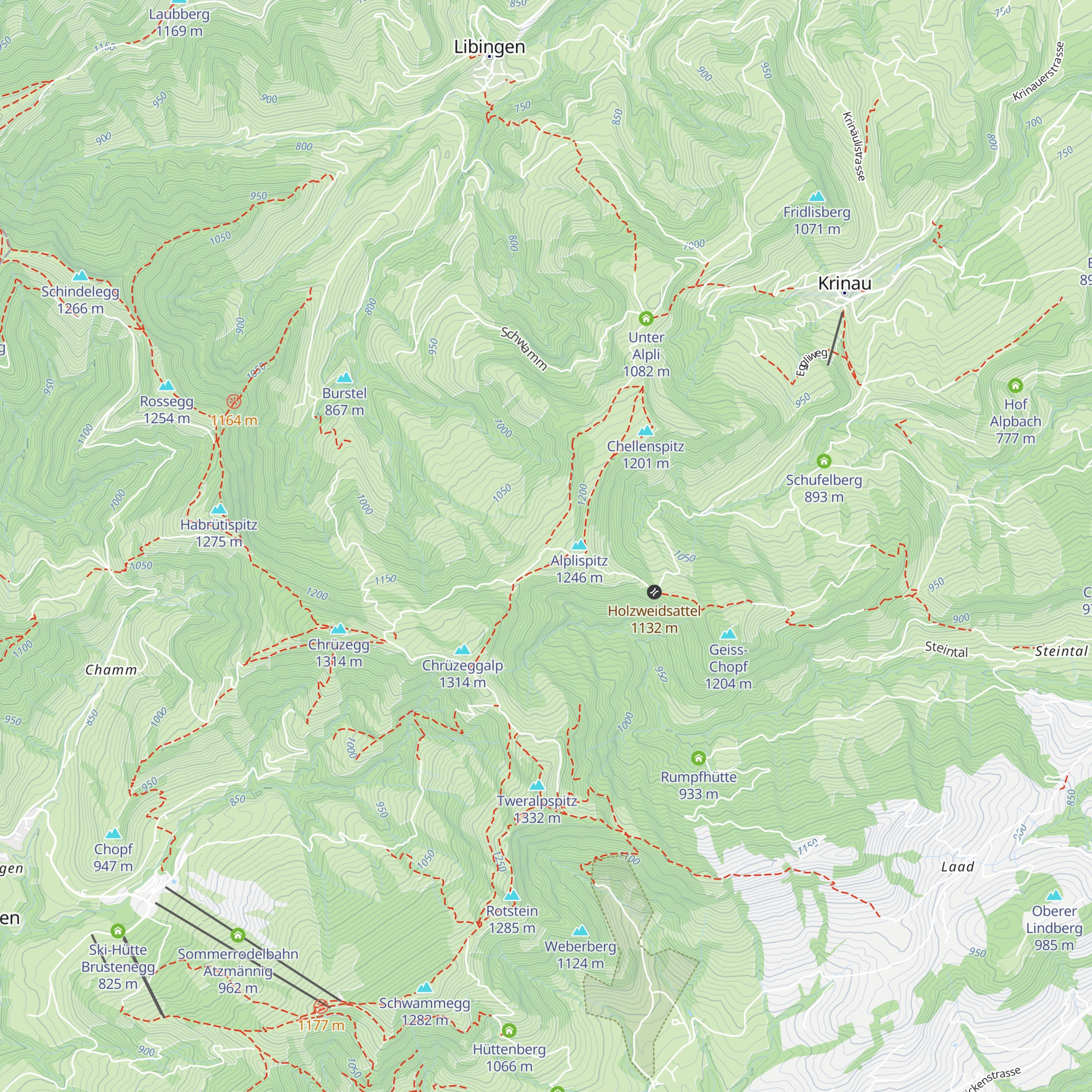 Alpwirtschaft Schwämmli map