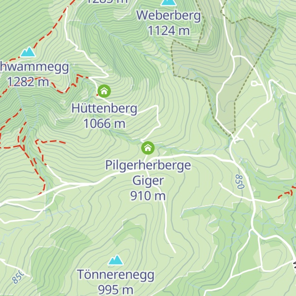 Map of Pilgerherberge Giger