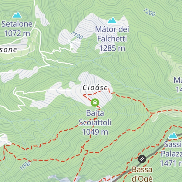 Map of Baita del Luca