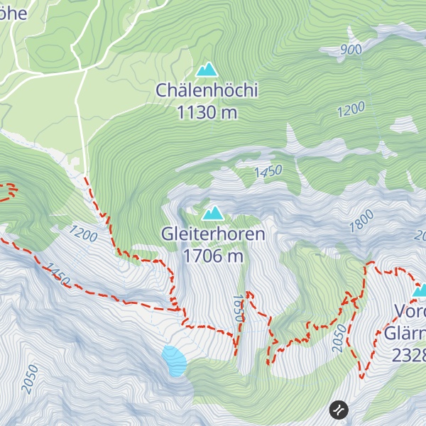 Map of Gleiterhoren