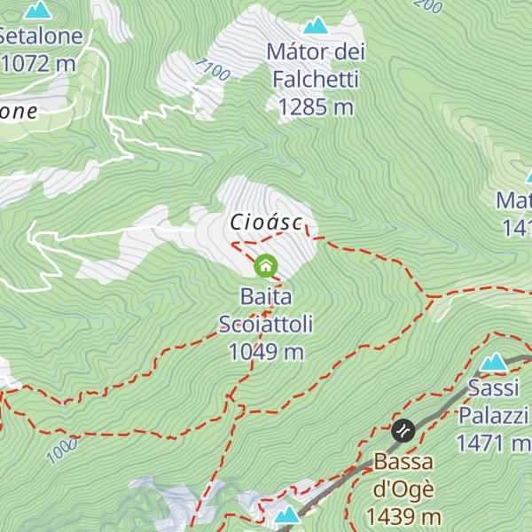 Map of Baita Scoiattoli
