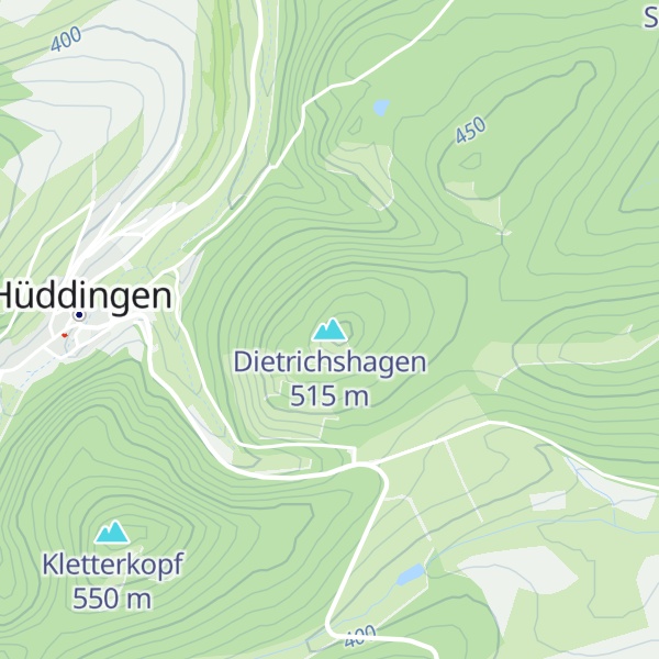 Map of Dietrichshagen