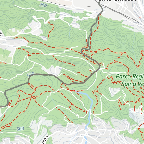 Map of Dosso Pallanza