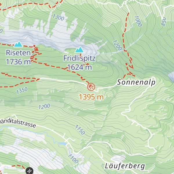 Map of Tilima-Hütte