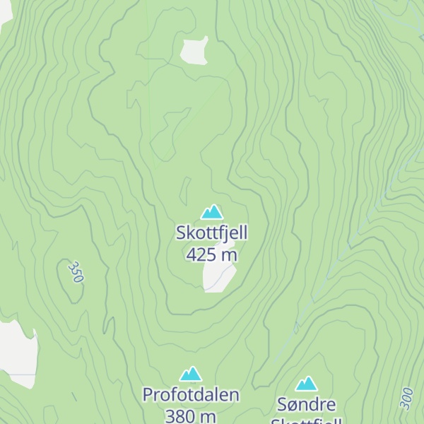 Map of Skottfjell