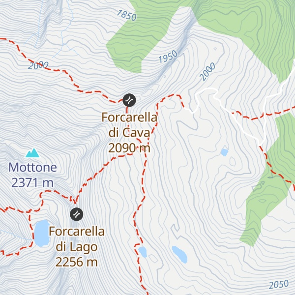 Map of Capanna di Cava