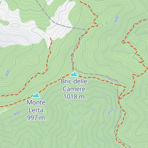 Map of Bric delle Camere