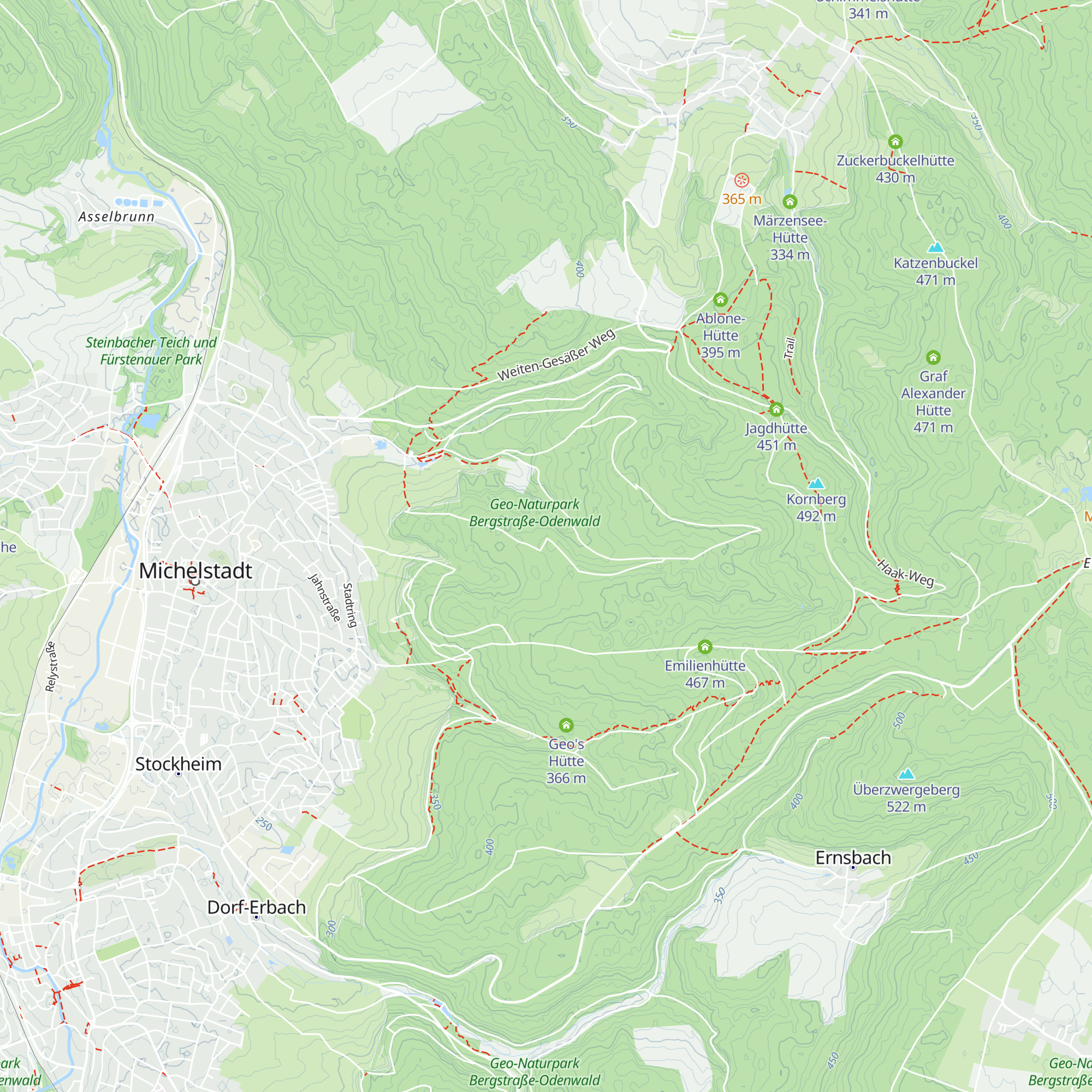 Ernst-Ludwig-Hütte map
