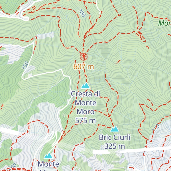 Map of Cresta di Monte Moro