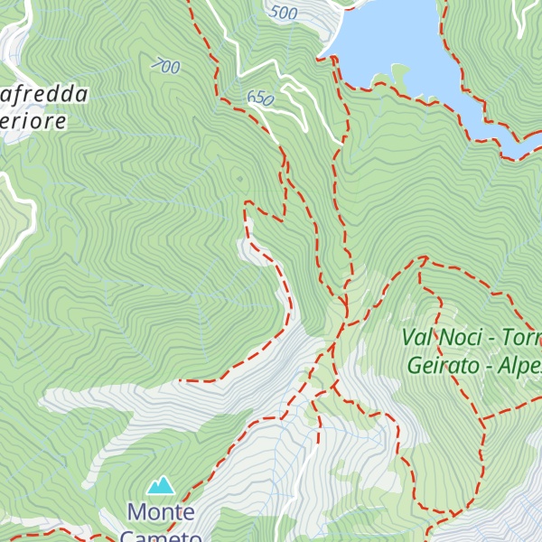 Map of Monte Cornua