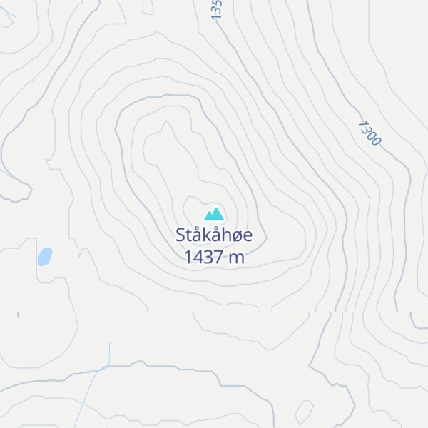Map of Ståkåhøe