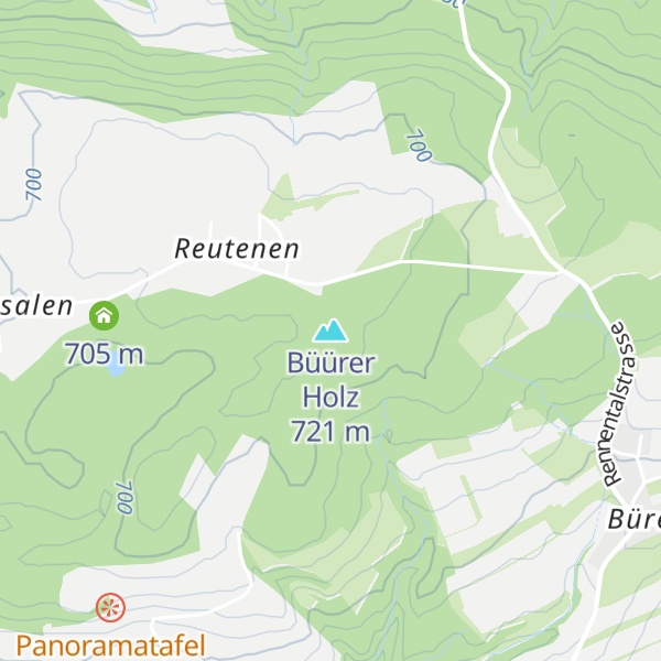 Map of Büürer Holz