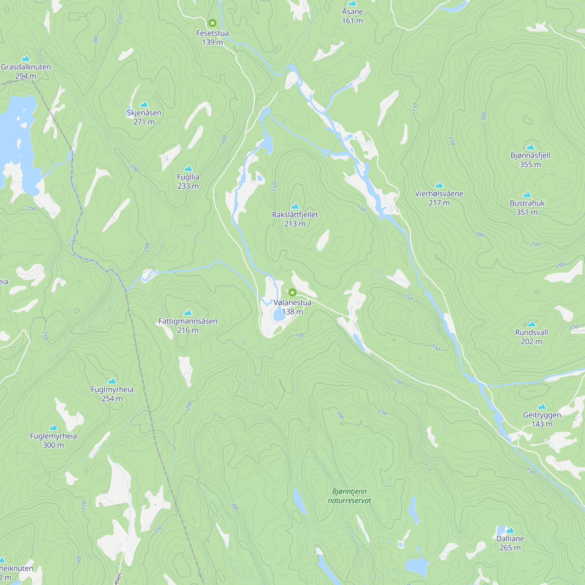 Vølanestua map
