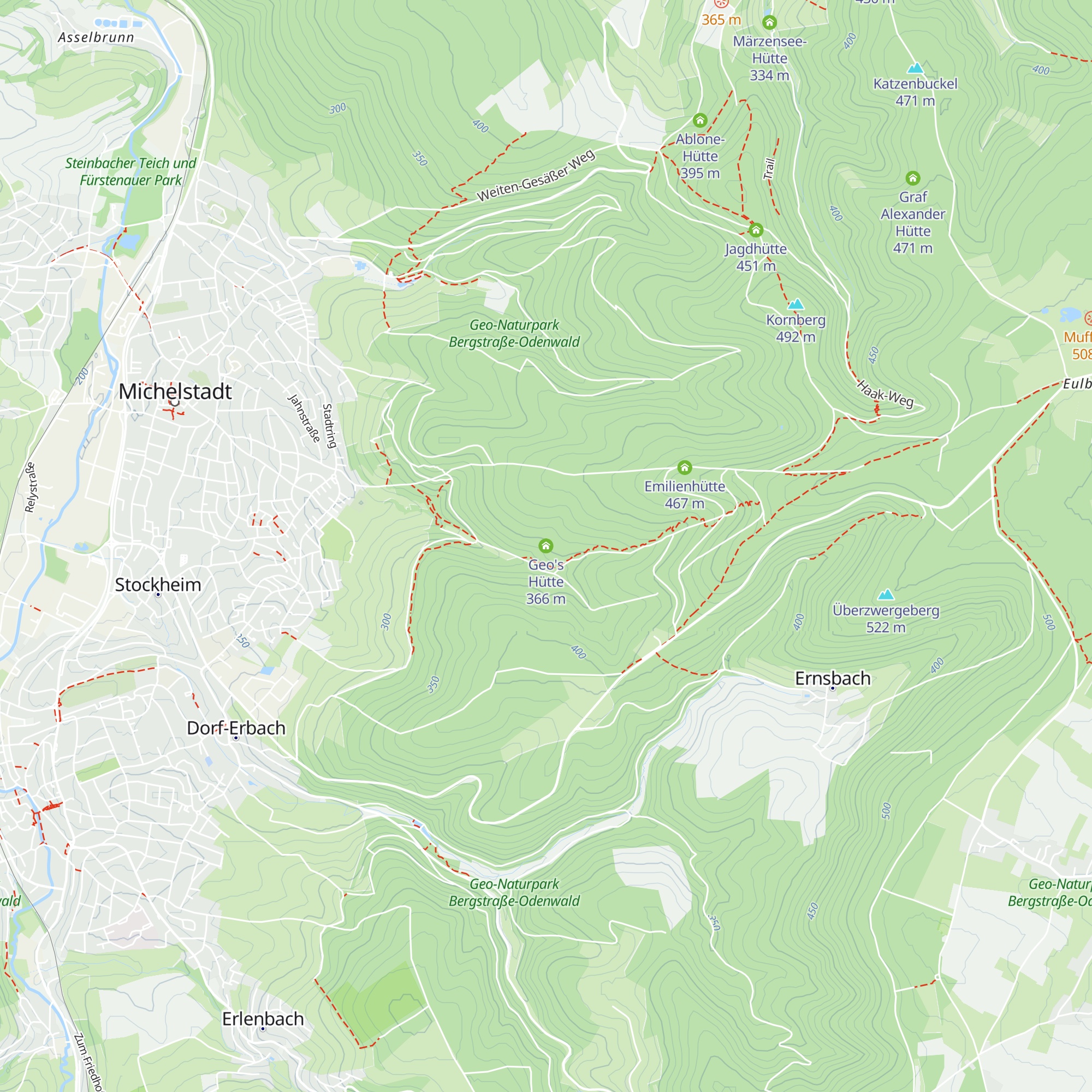Geo's Hütte map
