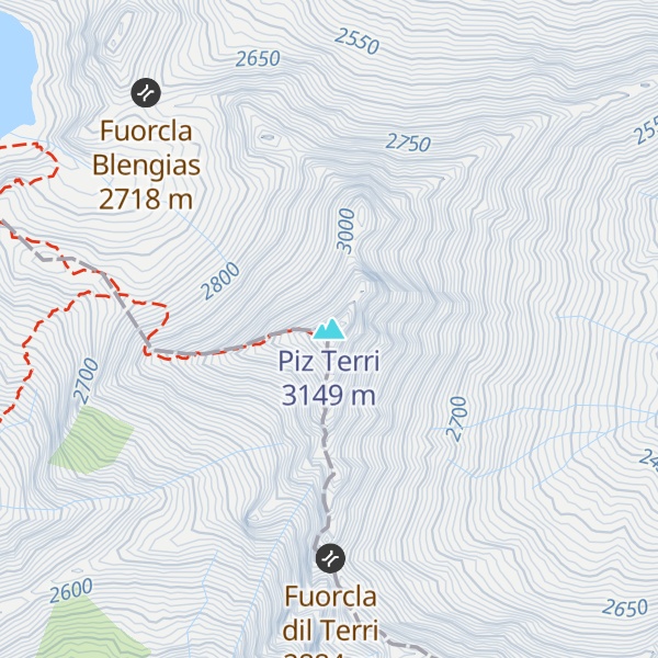 Map of Piz Terri