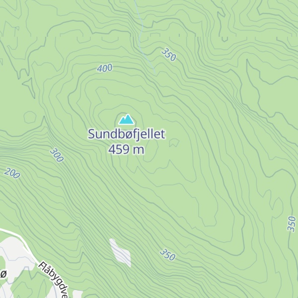 Map of Vellarhaugen