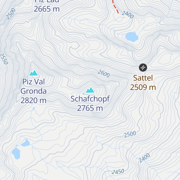 Map of Schafchopf