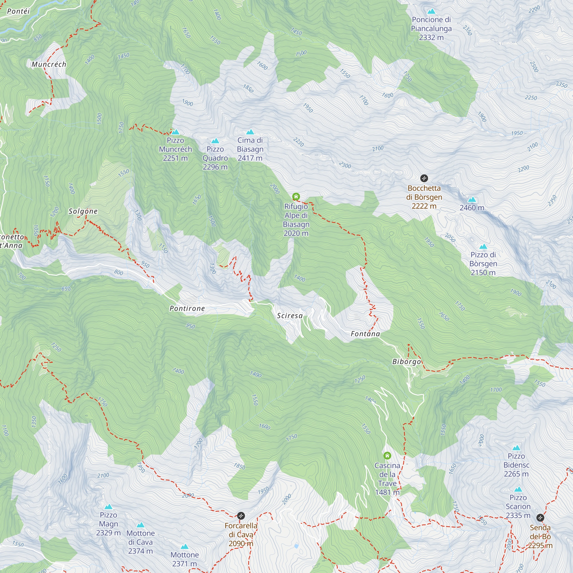Cascina Negra map