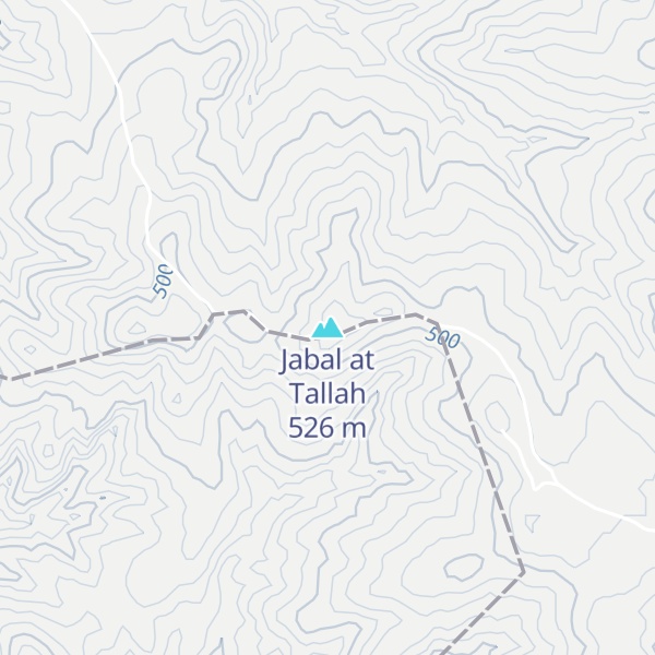 Map of Jabal at Tallah
