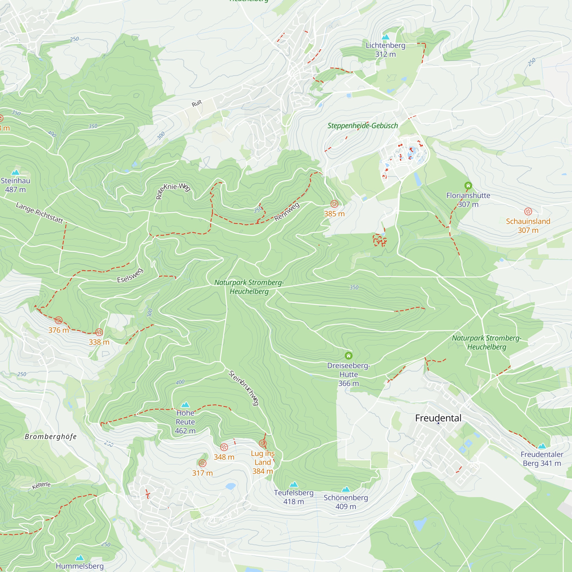 Gaulshütte map